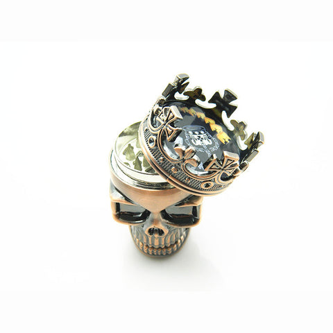 King Skull Shape Metal  Grinder