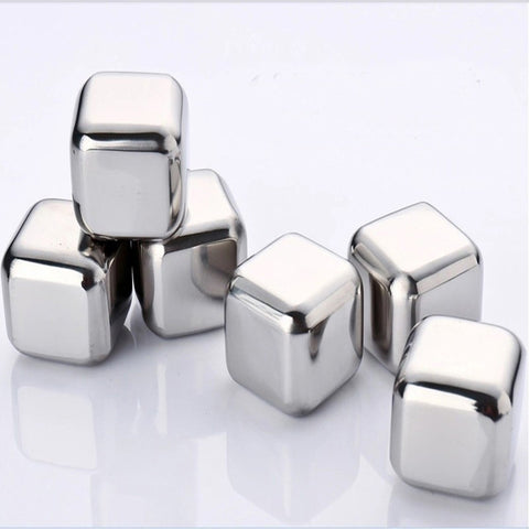 Stainless Steel Whiskey Stones Ice Cubes