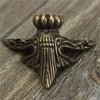 Antique Brass Jewelry  Wood Case