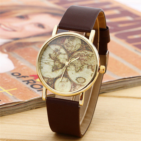 World Map Watch For Travelllers