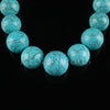 Blue Round Beads Necklace