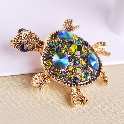 Tortoise Antiques Brooch Pin