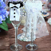 Bride & Groom  Wedding Wine Glass